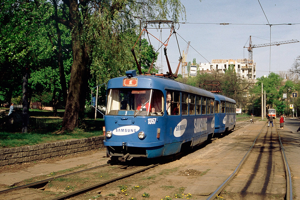 Днепр, Tatra T3SU № 1357; Днепр — Исторические фотографии: Серии иностранных авторов