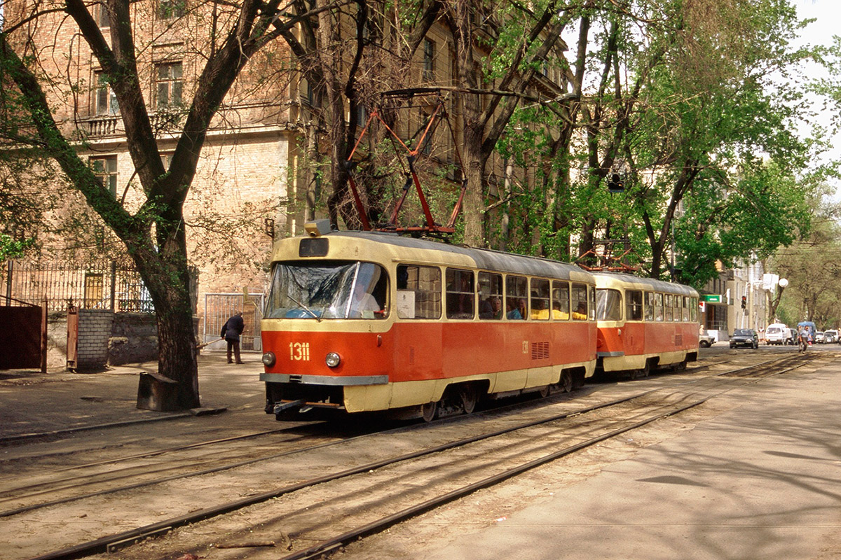 Dnipras, Tatra T3SU № 1311; Dnipras — Old photos: Shots by foreign photographers