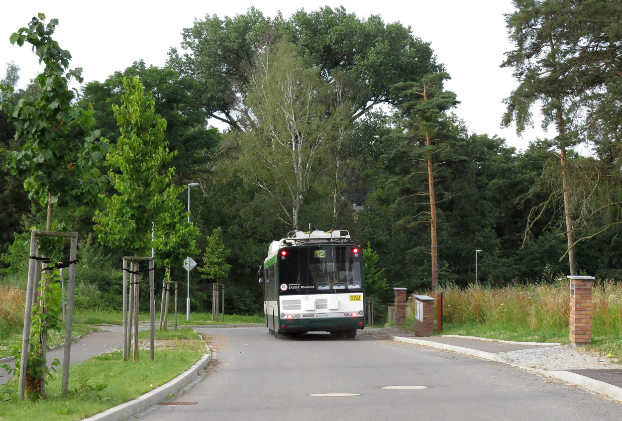 Пльзень, Škoda 26Tr Solaris III № 552; Пльзень — Троллейбусная линия без контактной сети на Летков