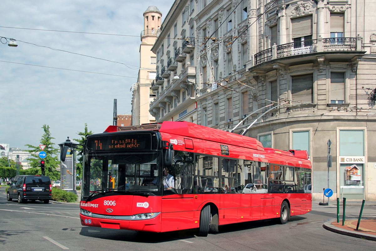 Budapest, Solaris Trollino III 12 Škoda № 8006