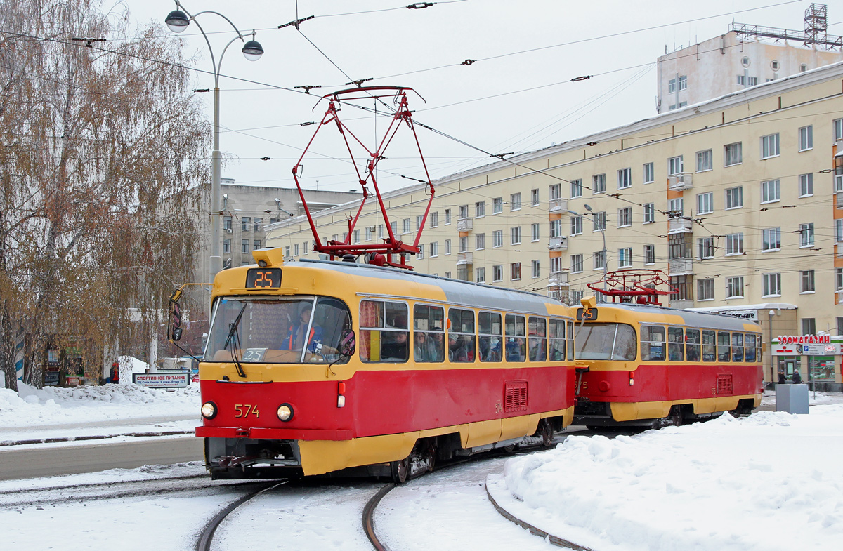 叶卡捷琳堡, Tatra T3SU # 574