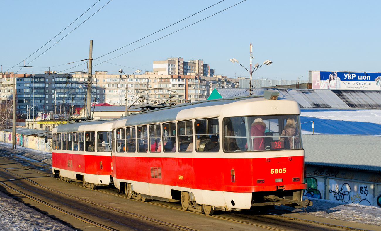 Киев, Tatra T3SUCS № 5805