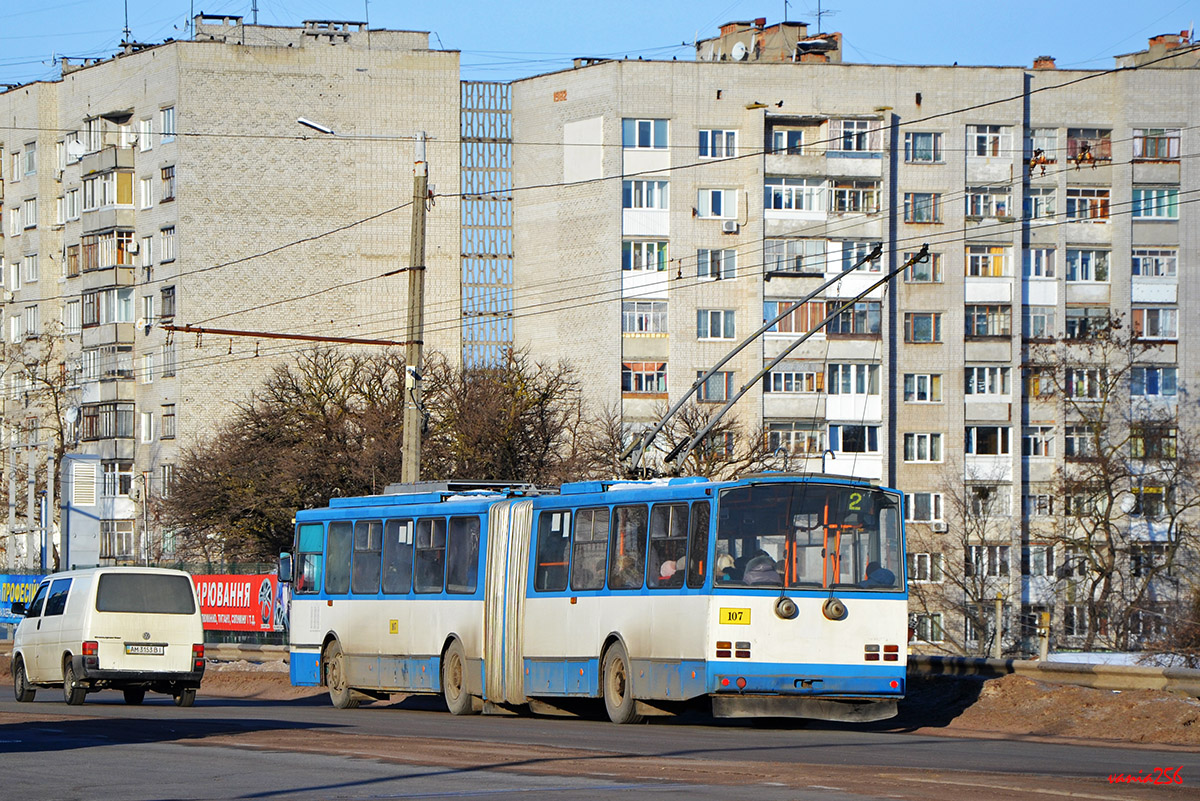 Житомир, Škoda 15TrM № 107