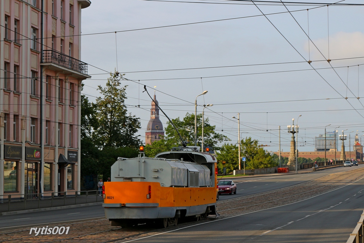 Рига, Tatra T3SU (двухдверная) № 88021