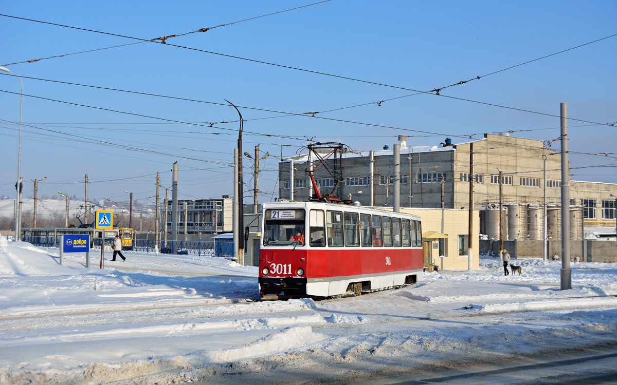 Магнитогорск, 71-605 (КТМ-5М3) № 3011 Магнитогорск, 71-605 (КТМ-5М3) № 3011