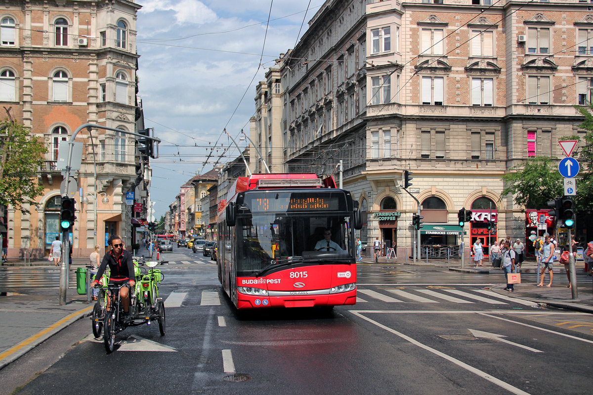 Budapešta, Solaris Trollino III 12 Škoda № 8015