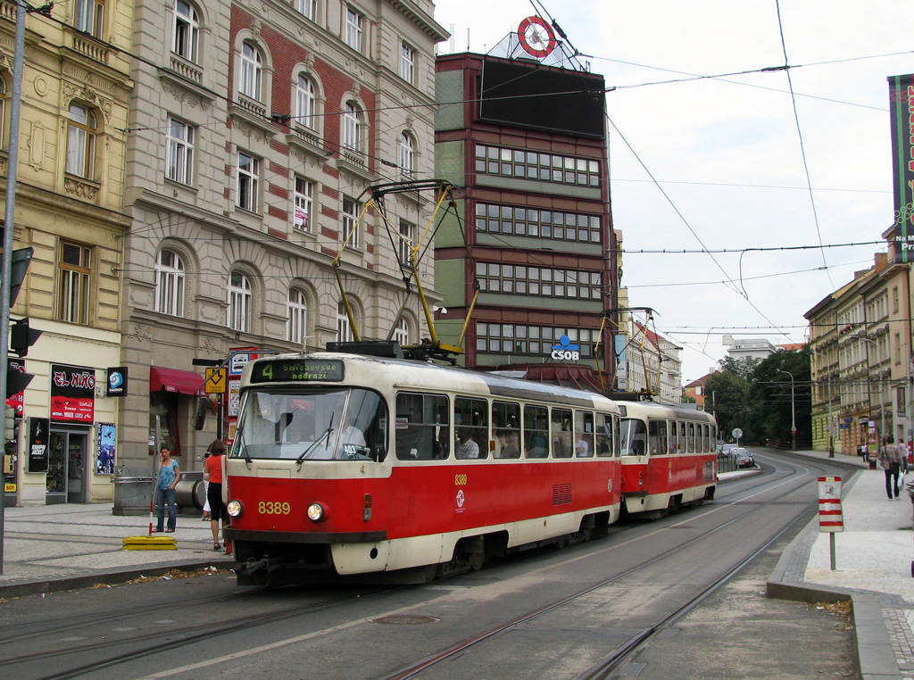 Прага, Tatra T3R.P № 8389