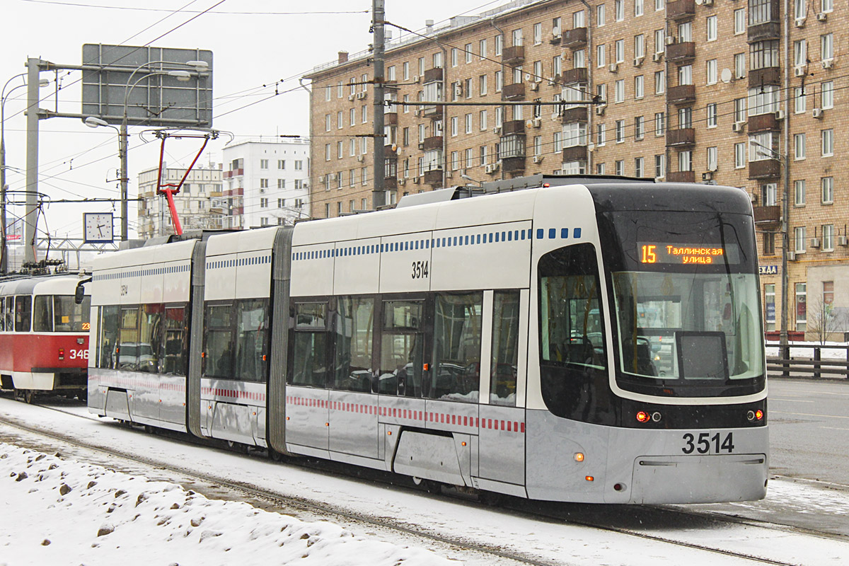 Москва, 71-414 (Pesa Fokstrot) № 3514