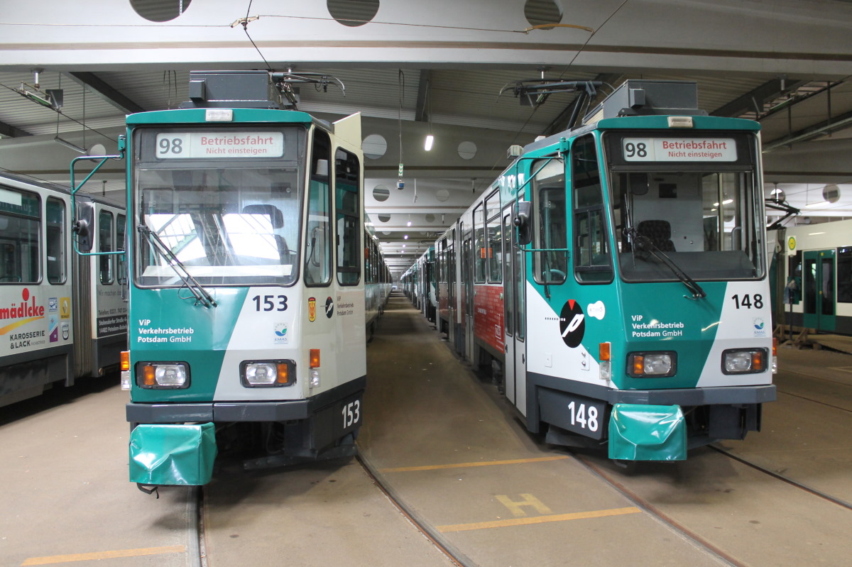 Потсдам, Tatra KT4DMC № 153; Потсдам, Tatra KT4DMC № 148