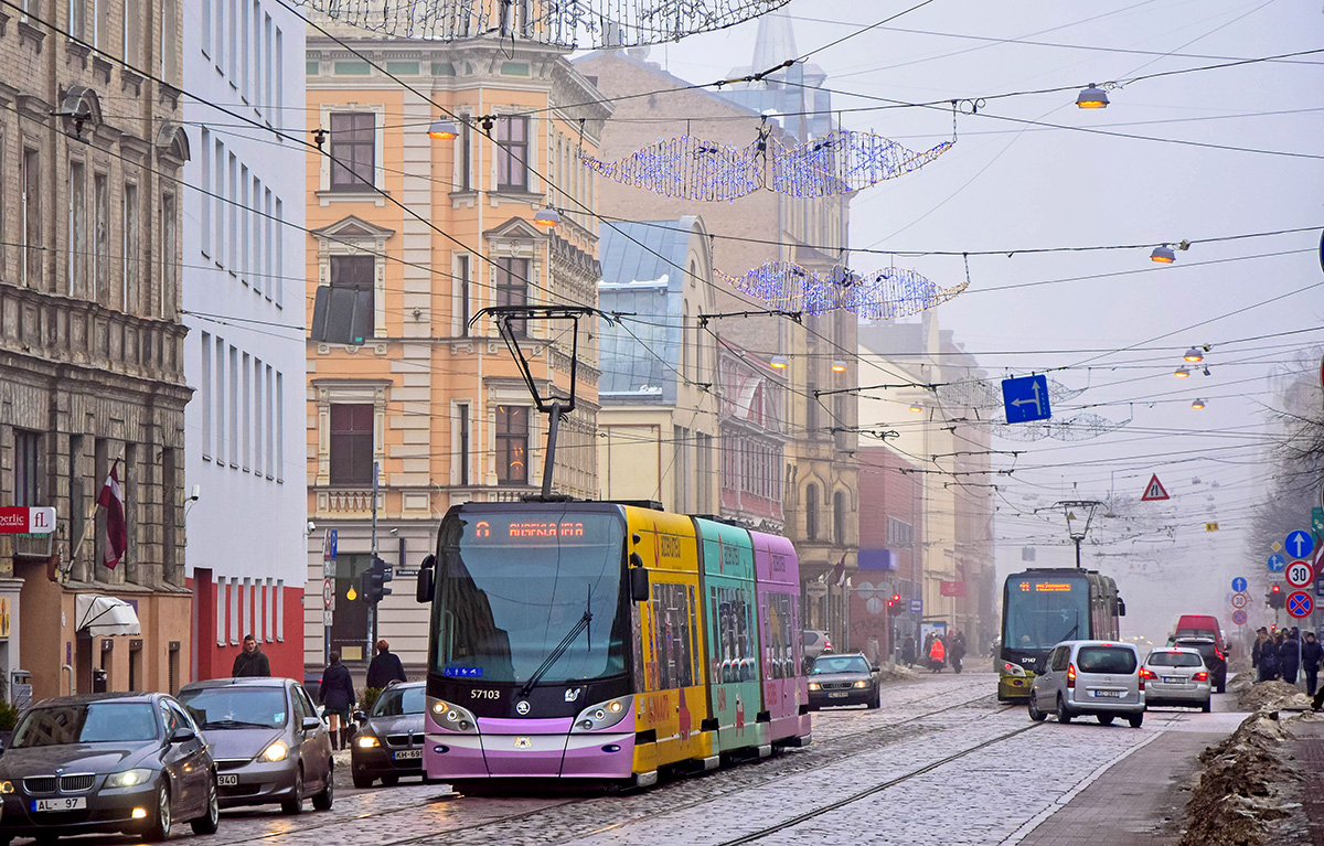 Рига, Škoda 15T ForCity Alfa Riga № 57103