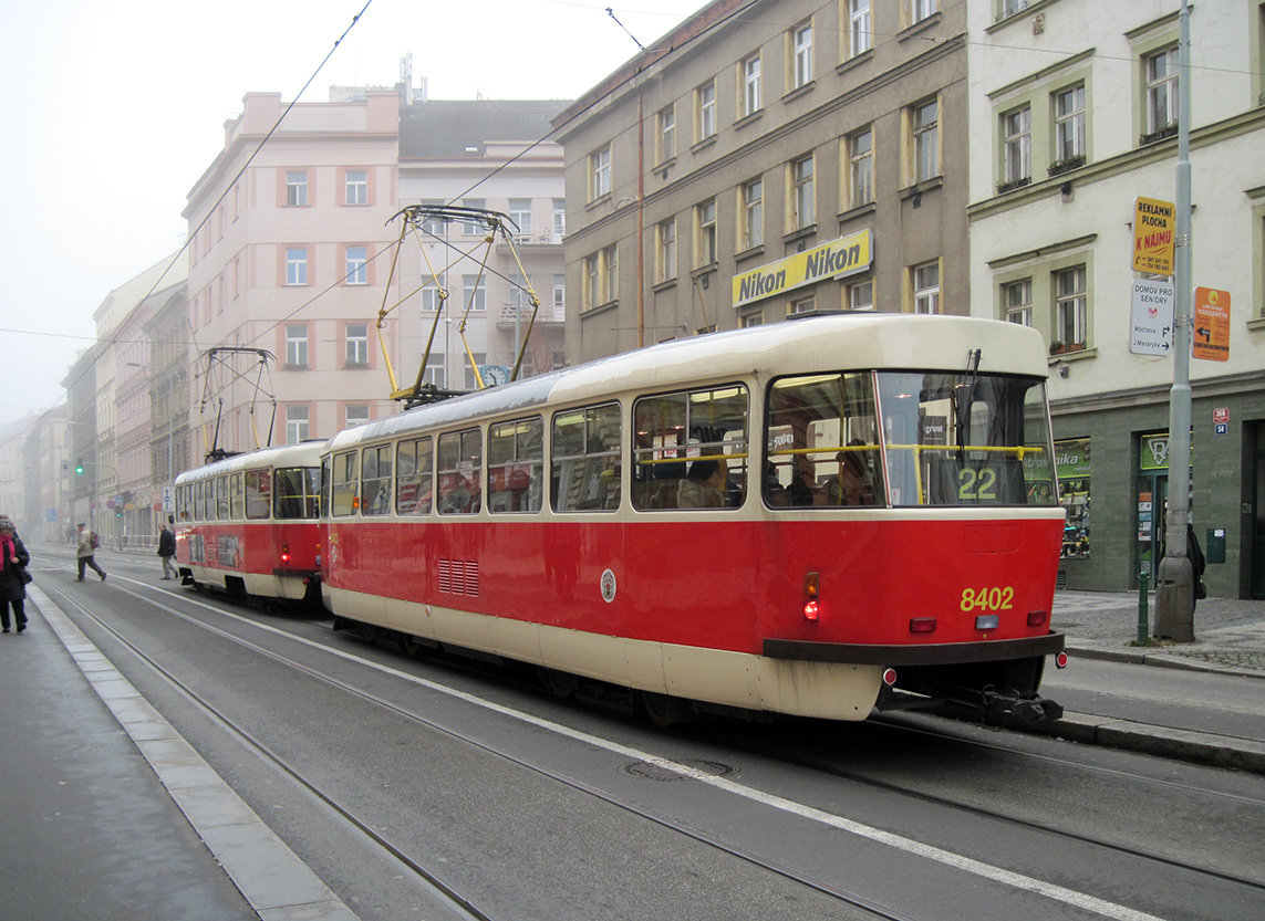 Praga, Tatra T3R.P Nr. 8402