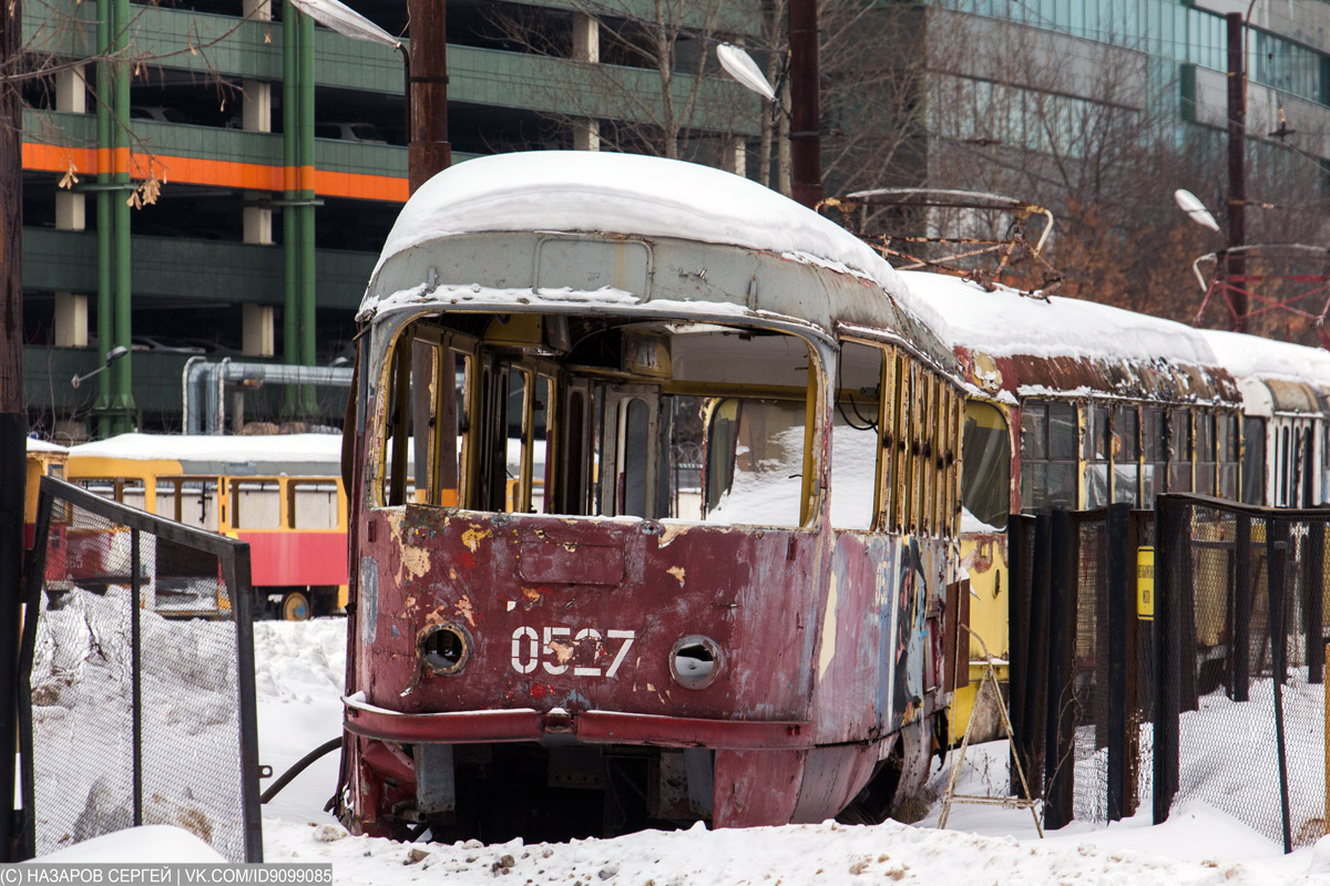 Москва, Tatra T3SU № 0527