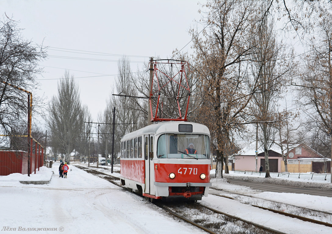 Донецк, Tatra T3SU (двухдверная) № 4770