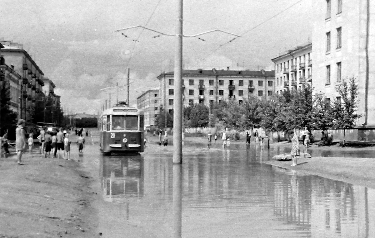Pavlodar, KTM-2 Nr. 20; Pavlodar — Old photos