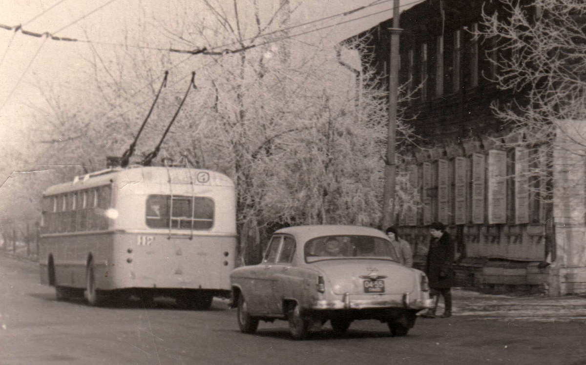Omsk, ZiU-5 № 117; Omsk — Historical photos; Omsk — Trolley line — Right bank of the Irtysh River