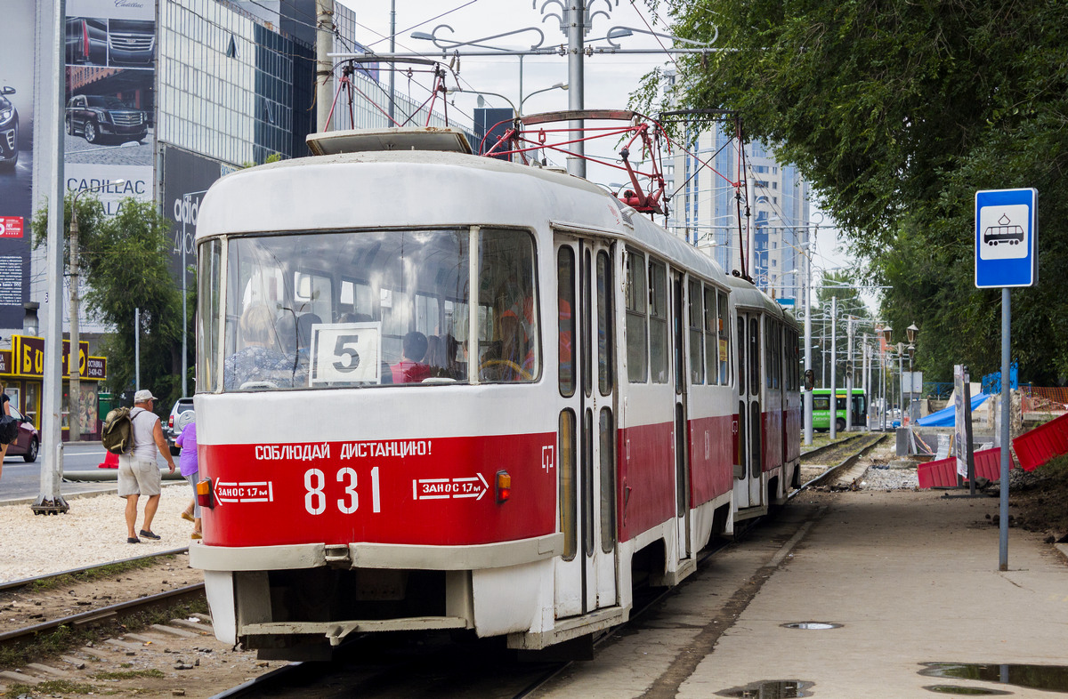 Самара, Tatra T3SU № 831