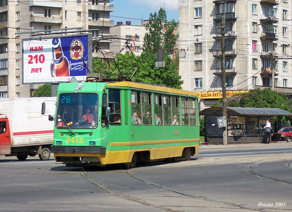 Санкт-Петербург, 71-134К (ЛМ-99К) № 0412
