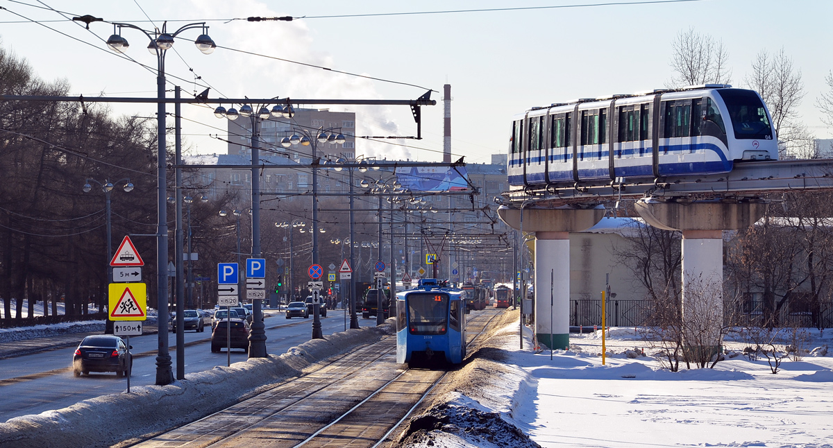 Moscou — Tram lines: North-Western Administrative District