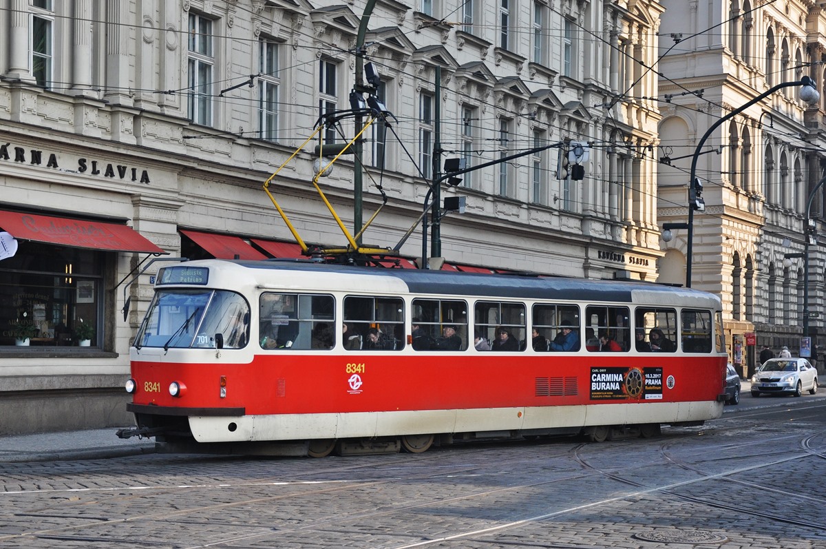 Прага, Tatra T3R.P № 8341