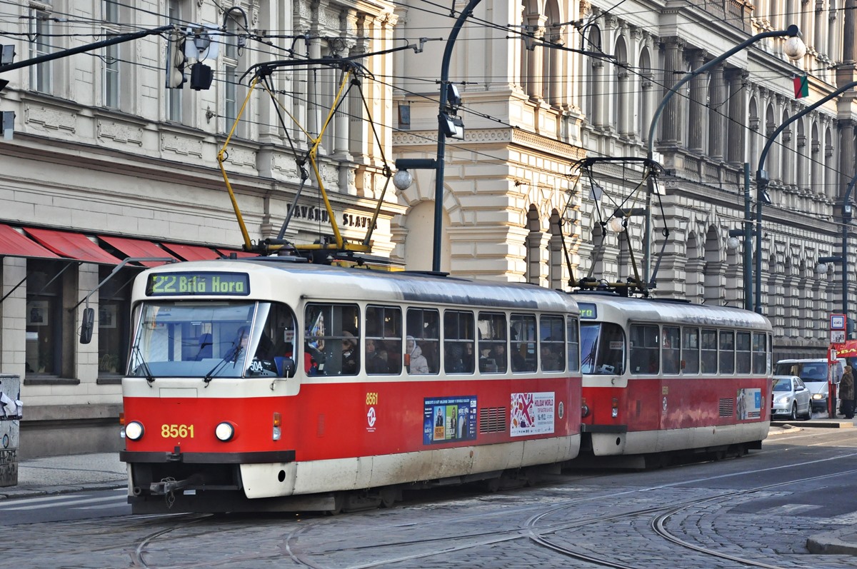 Прага, Tatra T3R.P № 8561