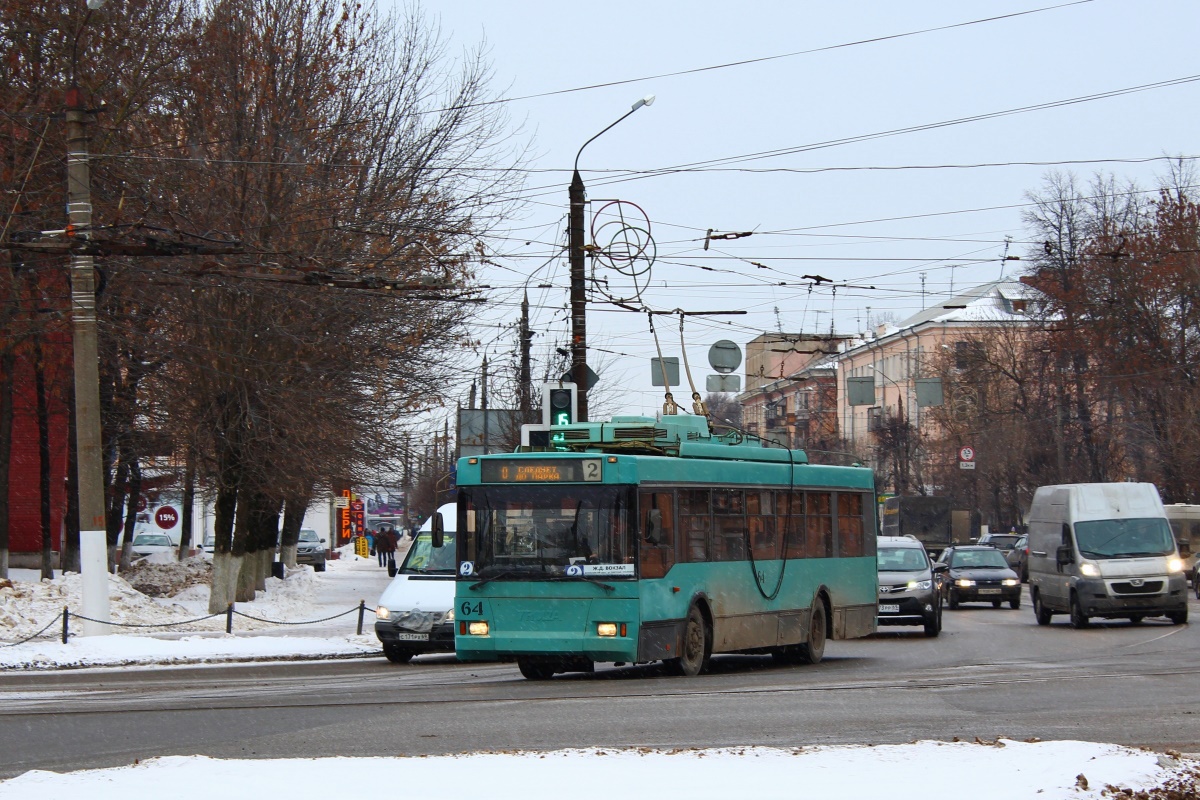Тверь, Тролза-5275.05 «Оптима» № 64; Тверь — Троллейбусные линии: Пролетарский район