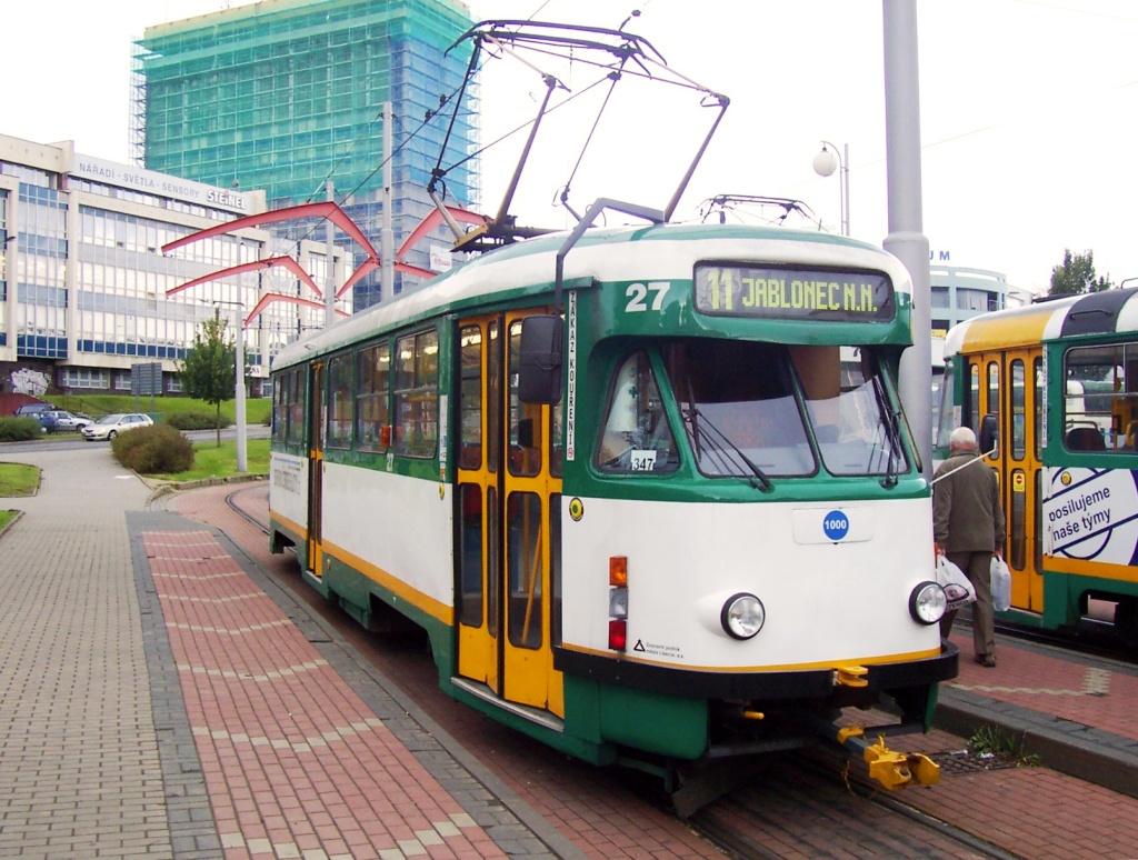 Liberec ― Jablonec nad Nisou, Tatra T2R Br. 27 Liberec ― Jablonec nad Nisou, Tatra T2R Br. 27