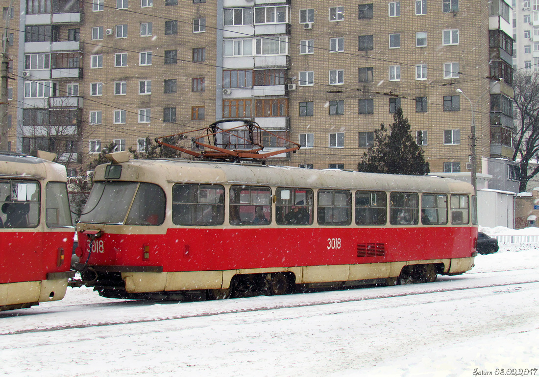Харьков, Tatra T3SU № 3018