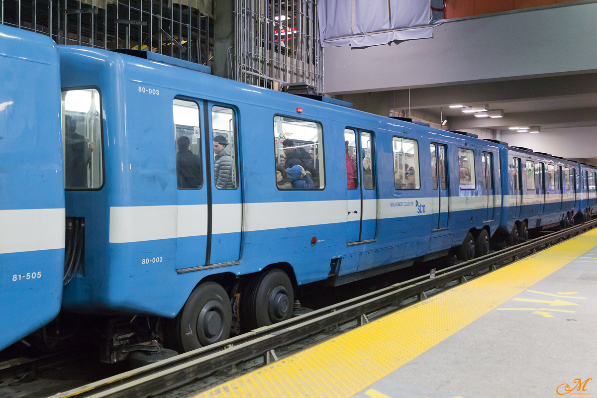 Монреаль, Canadian Vickers MR-63 прицепной № 80-003; Монреаль — Métro de Montréal -> Ligne verte