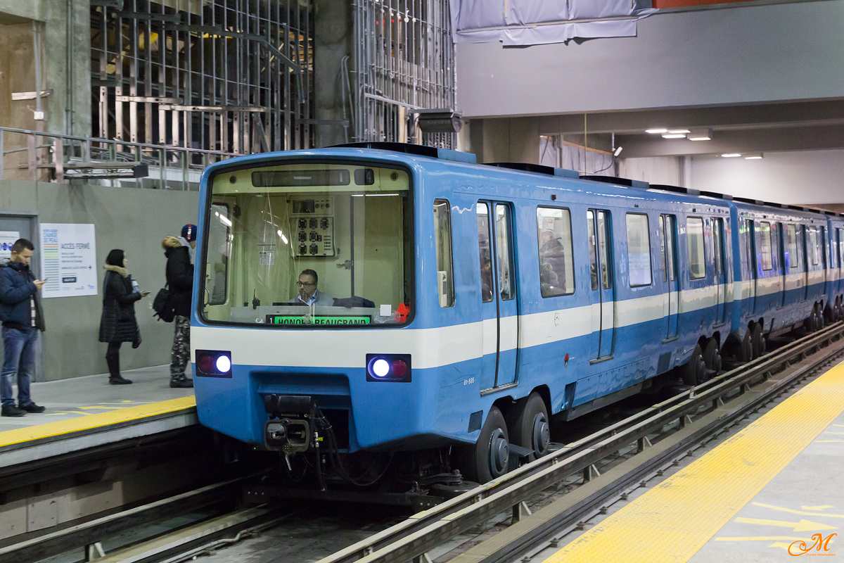 Монреаль, Canadian Vickers MR-63 моторный № 81-505; Монреаль — Métro de Montréal -> Ligne verte