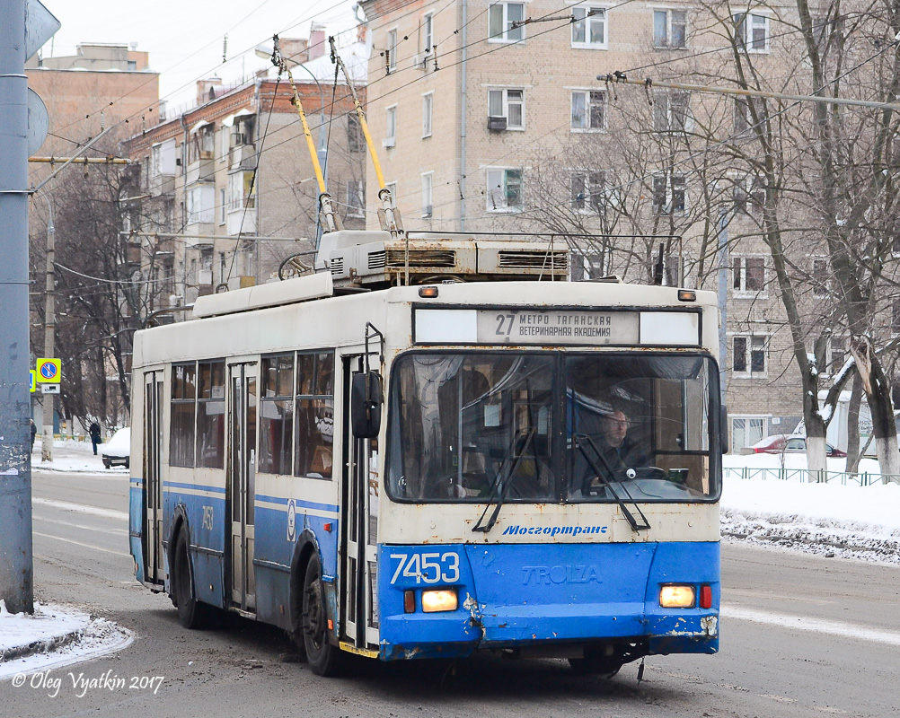 Москва, Тролза-5275.05 «Оптима» № 7453