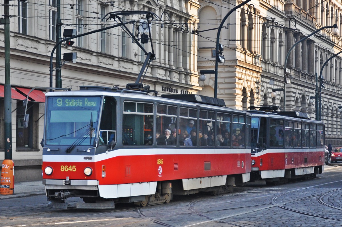 Прага, Tatra T6A5 № 8645