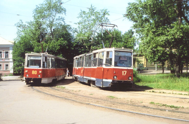 Jaroslavlis, 71-605A nr. 80; Jaroslavlis, 71-605 (KTM-5M3) nr. 17