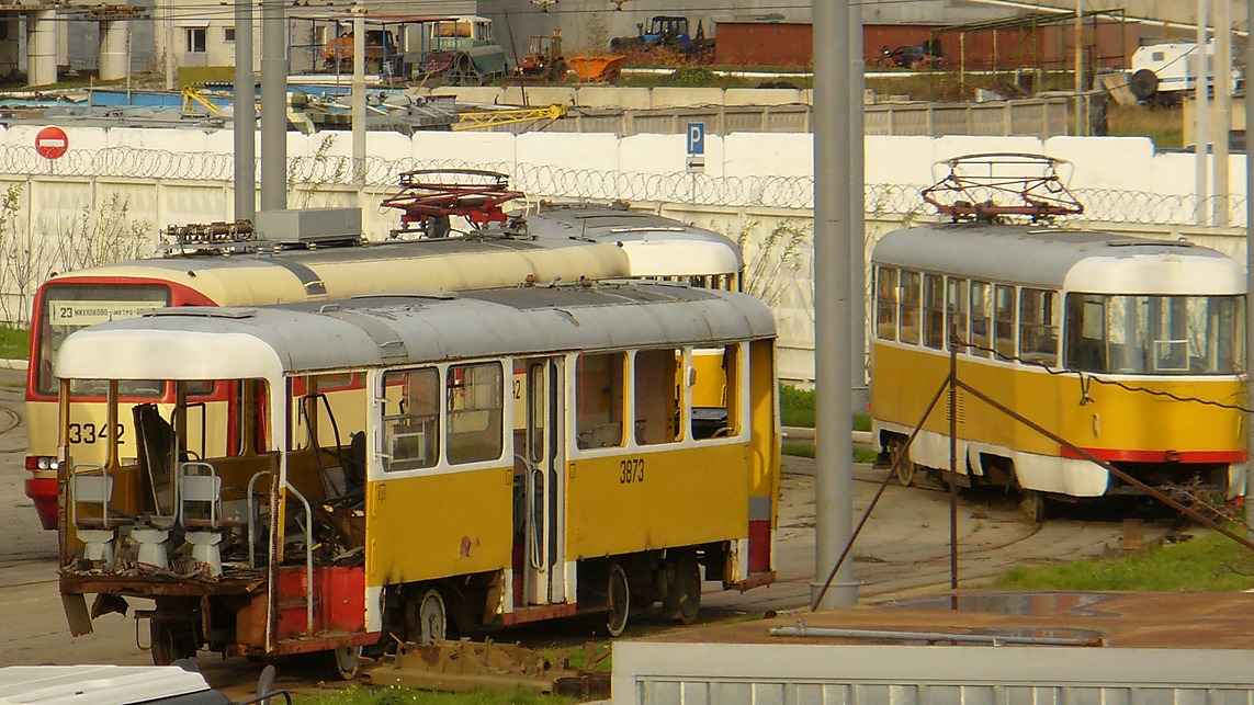 Москва, Tatra T3SU № 3873