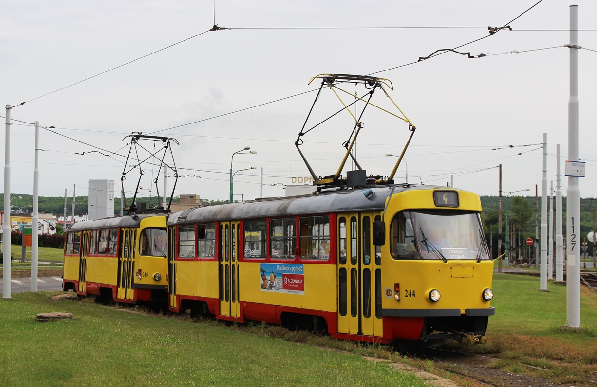 Мост ― Литвинов, Tatra T3M.3 № 244