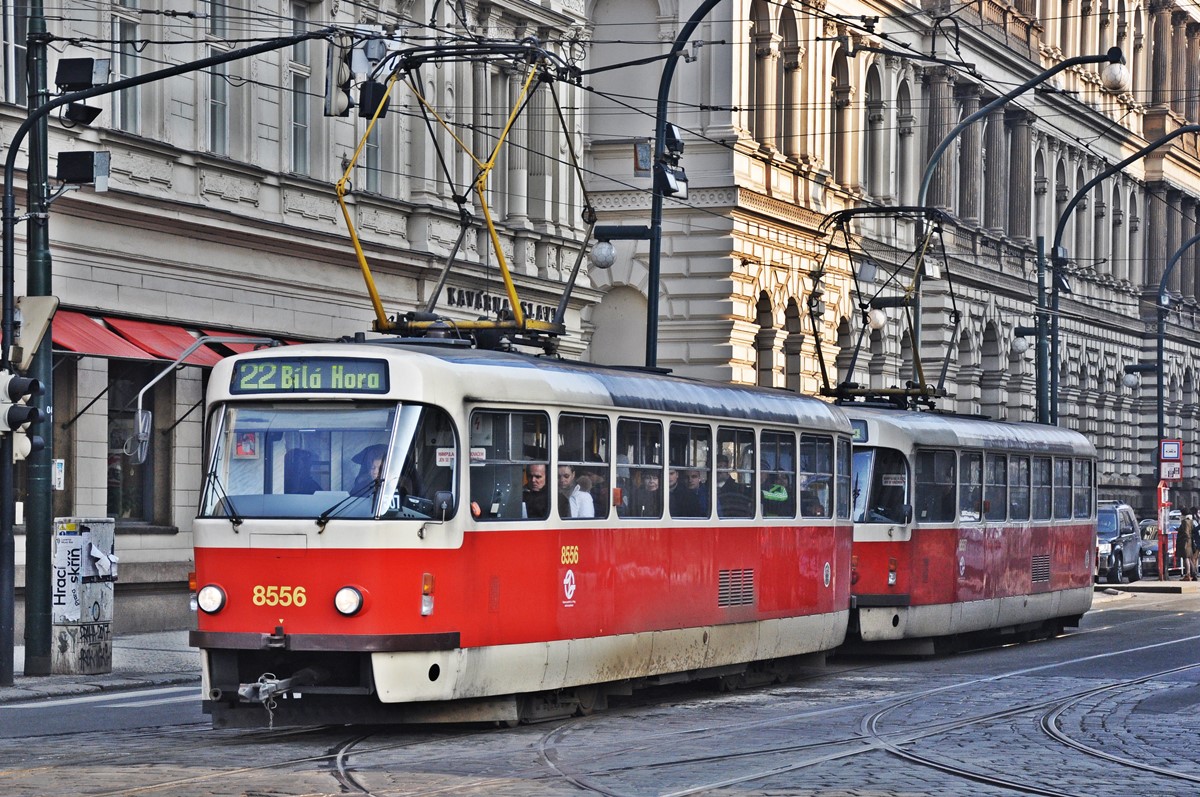 Прага, Tatra T3R.P № 8556