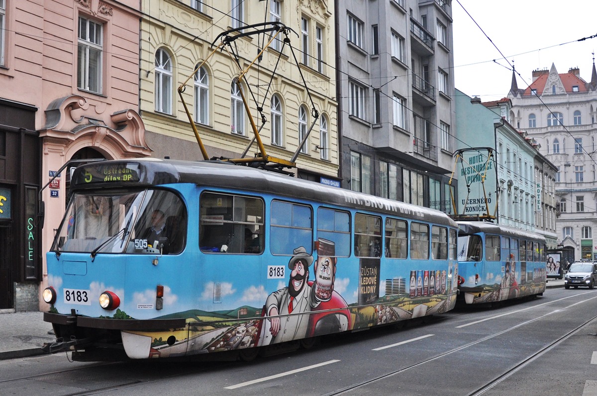 Прага, Tatra T3R.PV № 8183