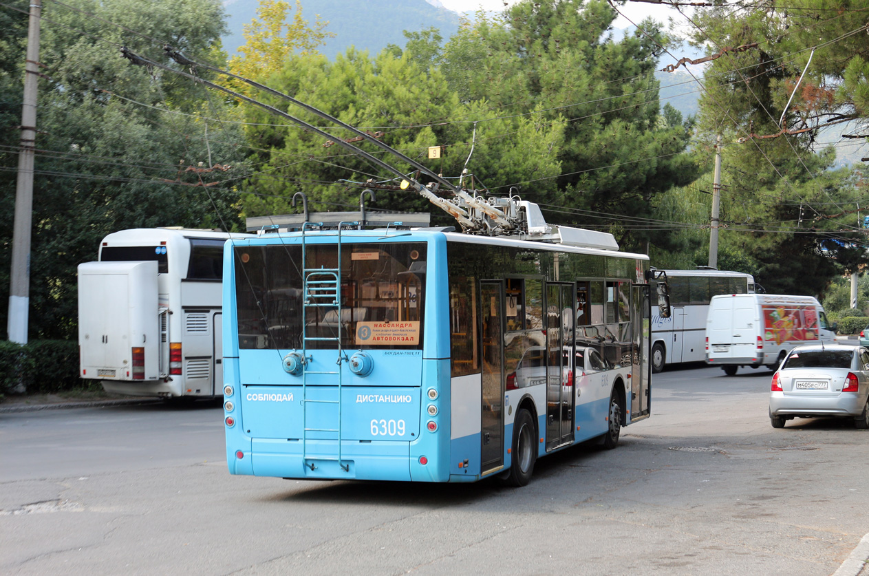 Крымский троллейбус, Богдан Т60111 № 6309