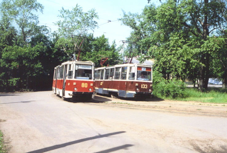 Ярославль, 71-605А № 80; Ярославль, 71-605 (КТМ-5М3) № 133