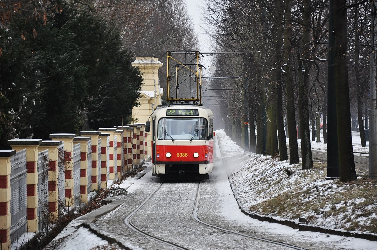 Прага, Tatra T3R.P № 8386
