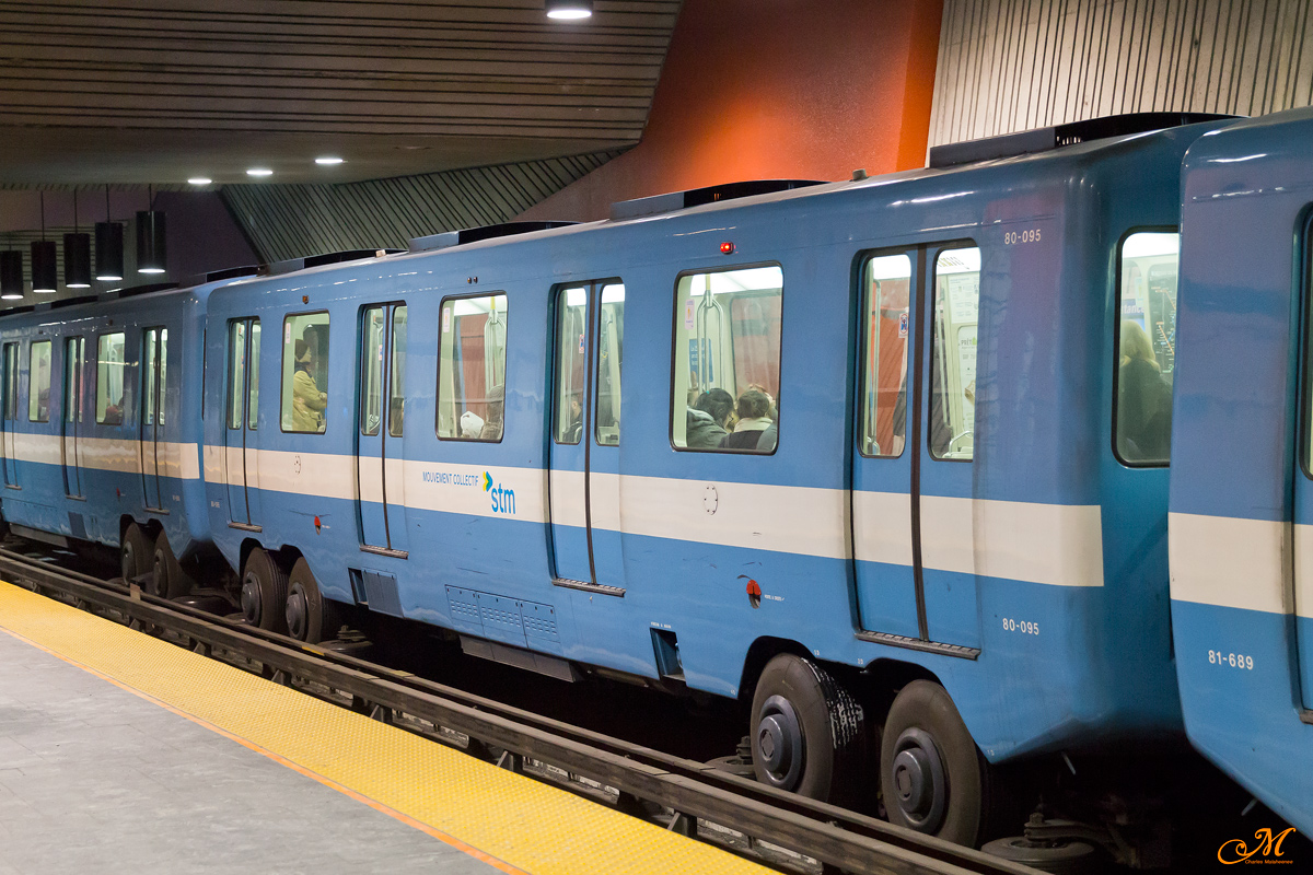 Монреаль, Canadian Vickers MR-63 прицепной № 80-095; Монреаль — Métro de Montréal -> Ligne verte