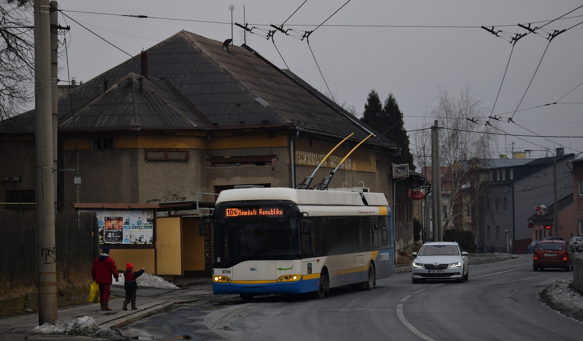 Острава, Solaris Trollino II 12 AC № 3729