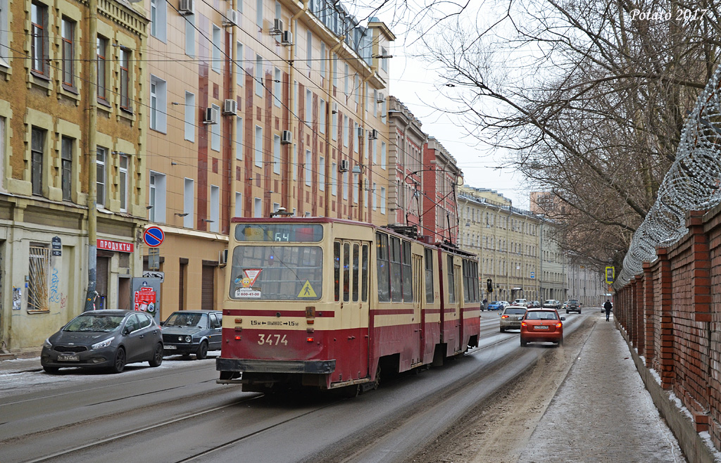 Санкт-Петербург, ЛВС-86К № 3474
