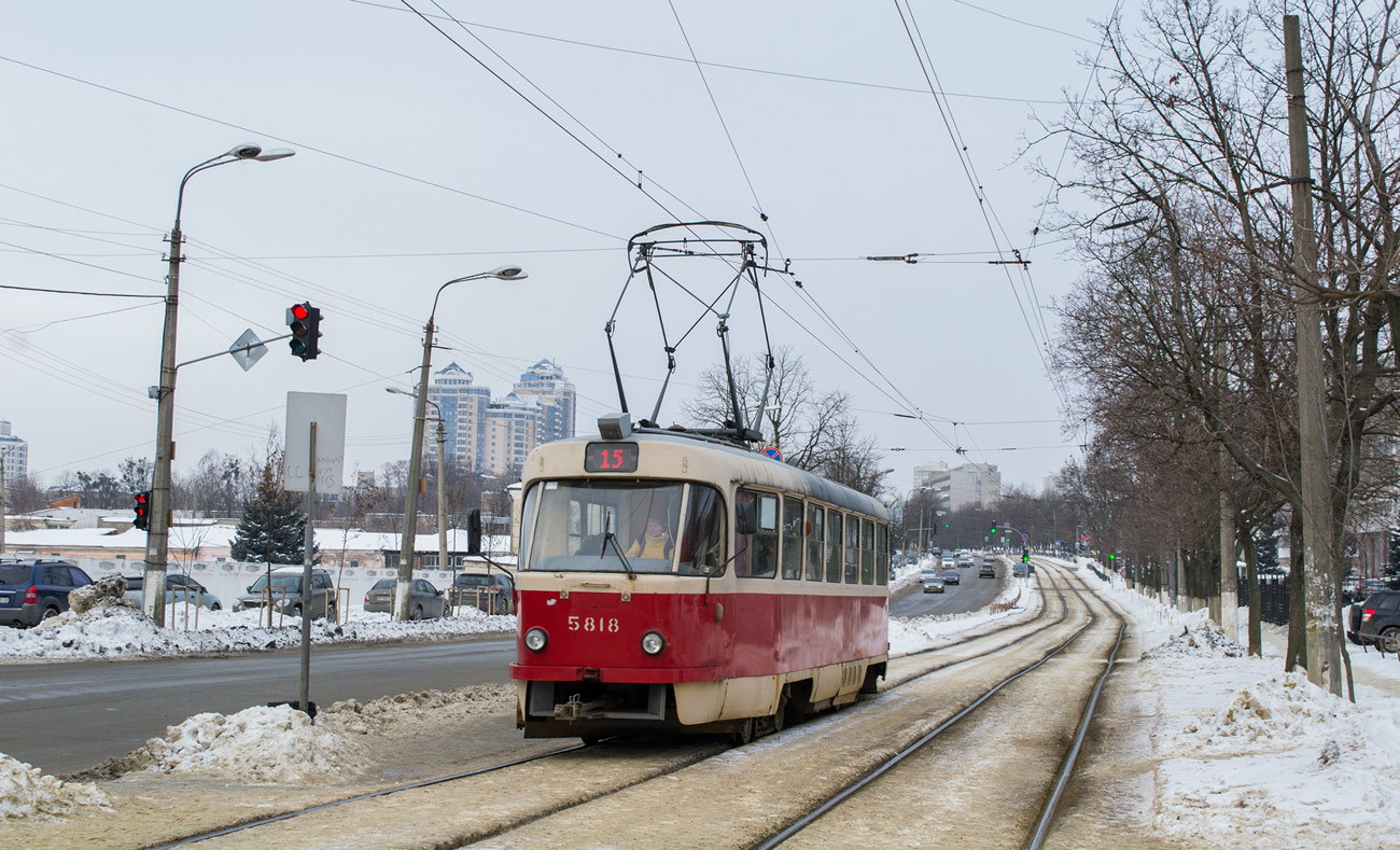 Киев, Tatra T3SU № 5818