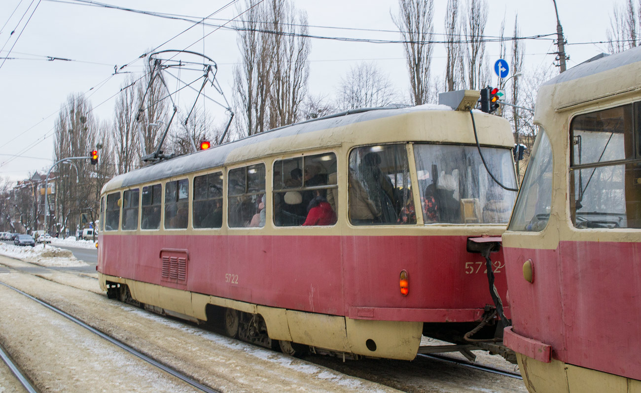 Киев, Tatra T3SU № 5722