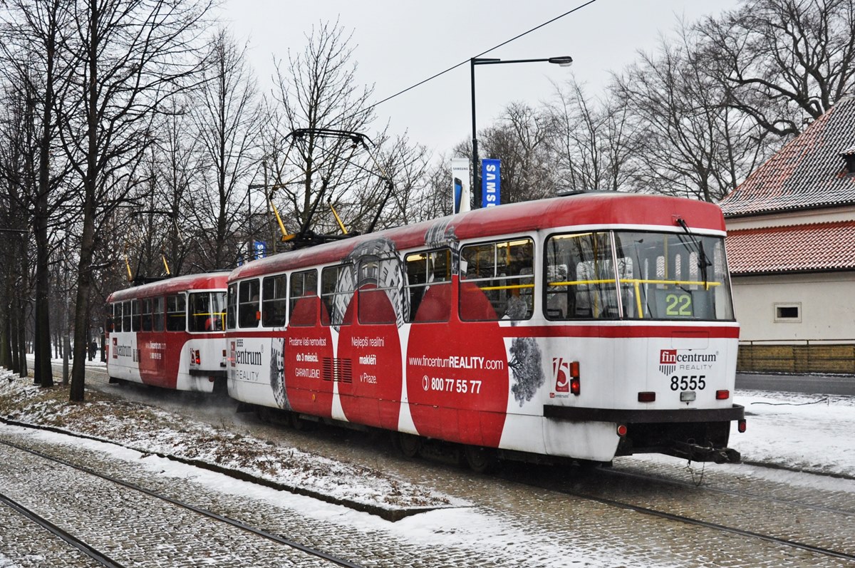 Прага, Tatra T3R.P № 8555