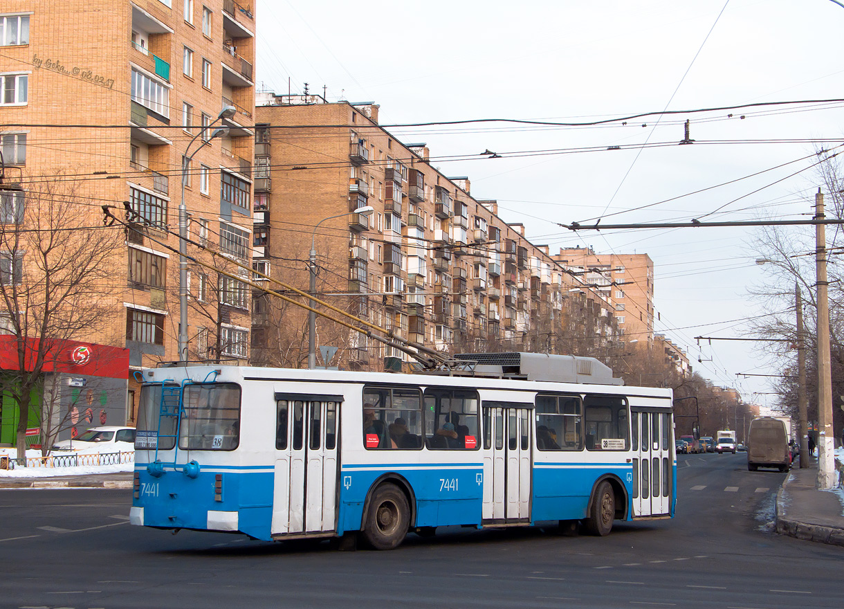 Москва, ЗиУ-682ГМ1 (с широкой передней дверью) № 7441