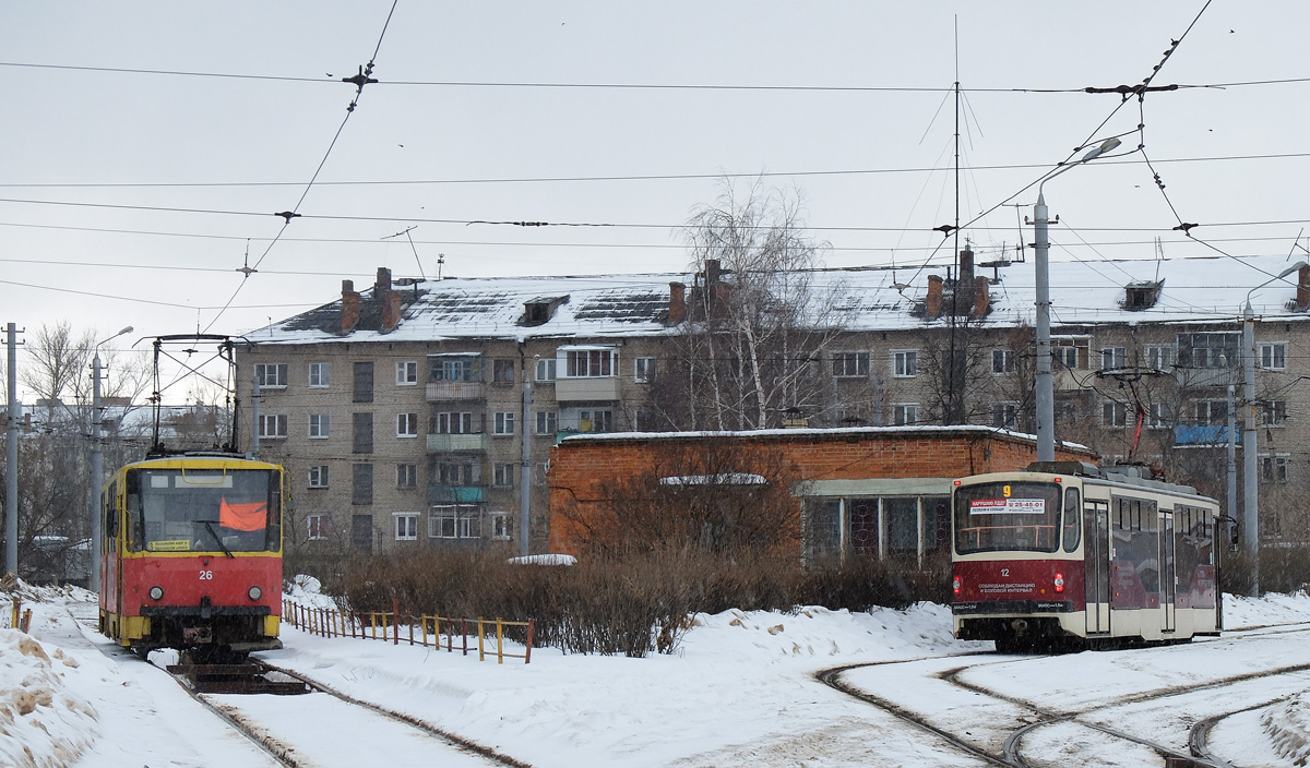 Тула, Tatra T6B5SU № 26; Тула, 71-407 № 12