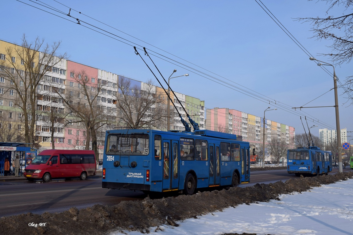 Гомель, БКМ 201А7 № 2694; Гомель, БКМ 20101 № 2644