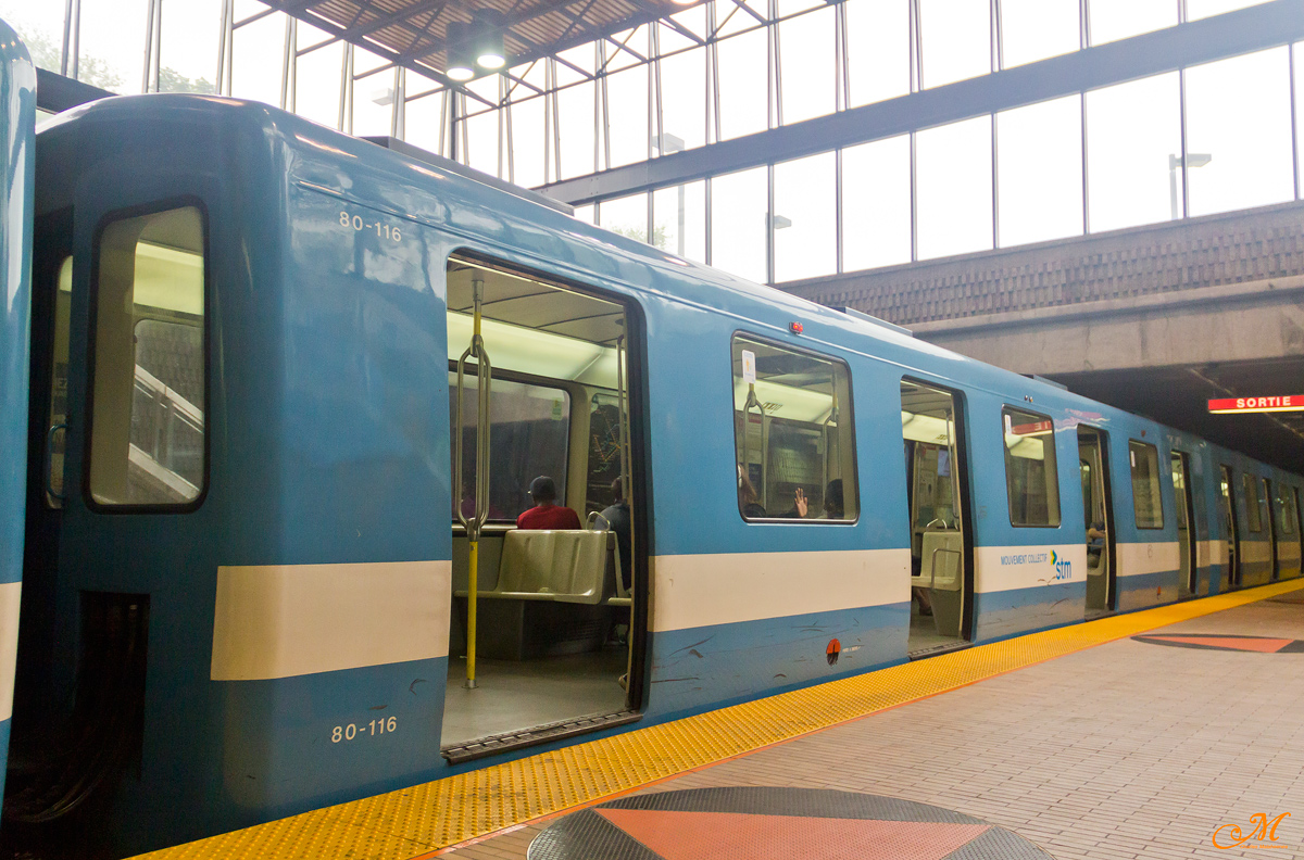 Монреаль, Canadian Vickers MR-63 прицепной № 80-116; Монреаль — Métro de Montréal -> Ligne verte