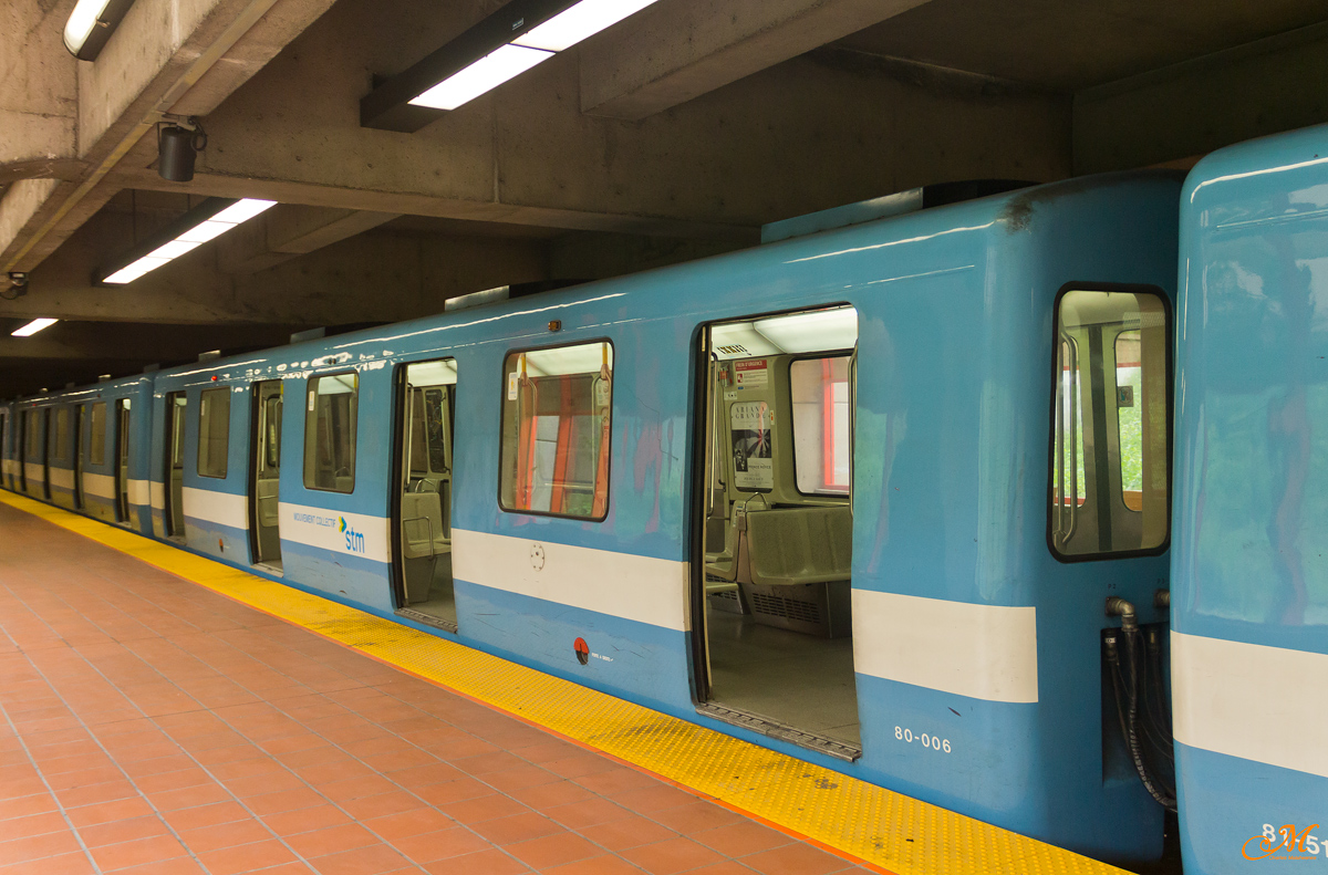 Монреаль, Canadian Vickers MR-63 прицепной № 80-006; Монреаль — Métro de Montréal -> Ligne verte